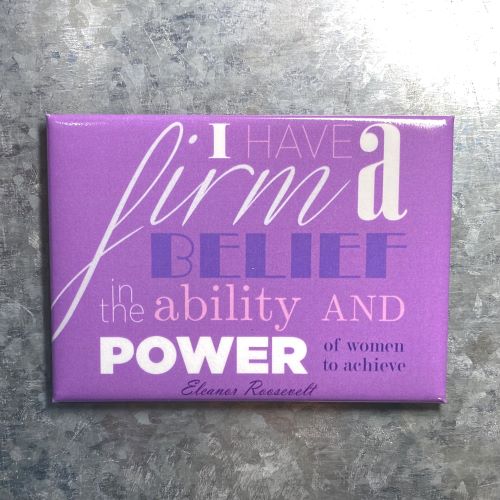 Eleanor Roosevelt Firm Belief Quote Magnet