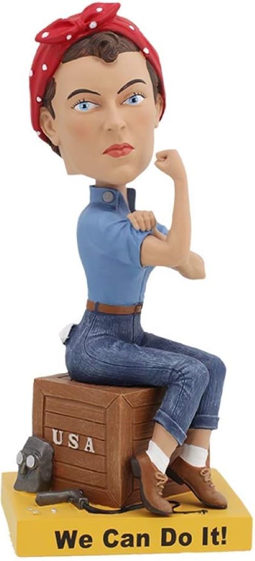 Rosie The Riveter Bobble Head