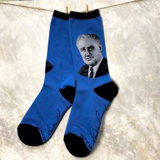 FDR President Blue Socks - Men