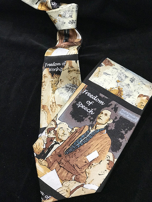 Norman Rockwell Four Freedoms Tie