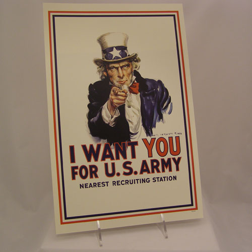 I Want You For U.S. Army Poster