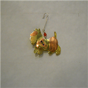 Scottie Dog in Kilt Ornament