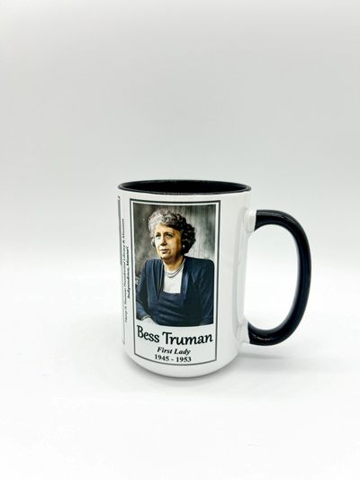 Bess Truman History Mug, 15 oz.