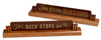 The Buck Stops Here Desk Sign with Custom Presentation/Gift Box