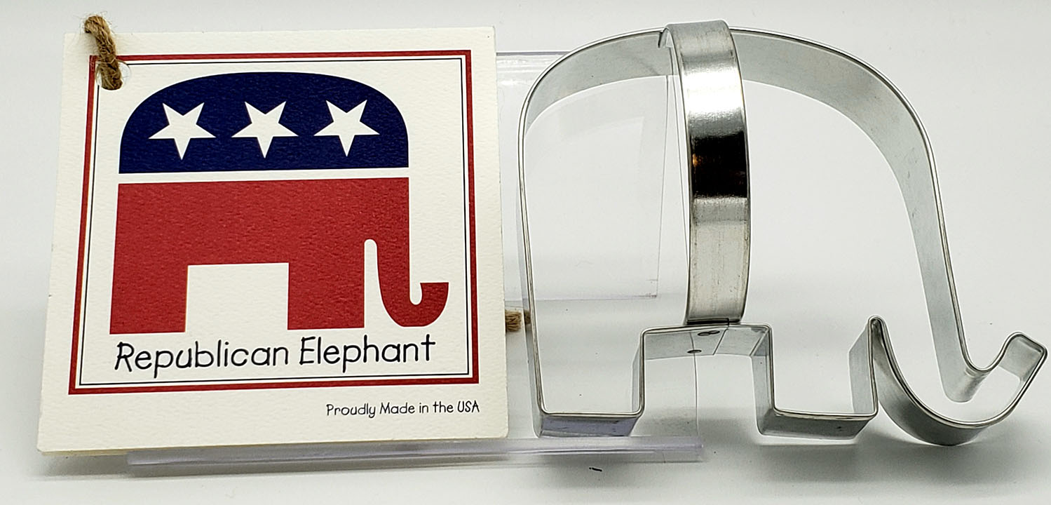 Republican Elephant Cookie Cutters