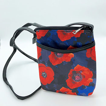 Poppy Flower Remembrance Bag