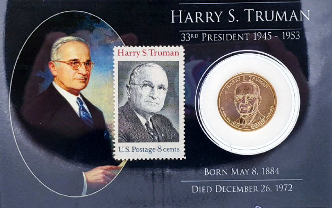 HST Presidential Coin & Stamp Set