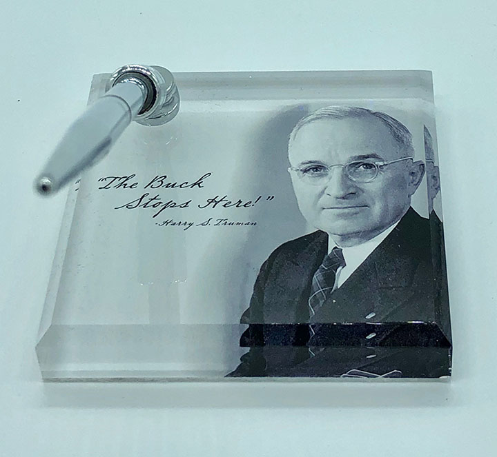 The Buck Stops Here Desk Pen The Buck Stops Here Desk Pen