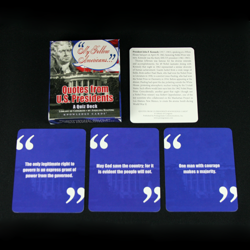 Quotes from Presidents Cards, #K315