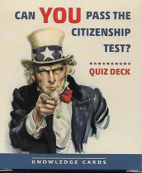Can YOU Pass the Citizenship Test? Knowledge Cards